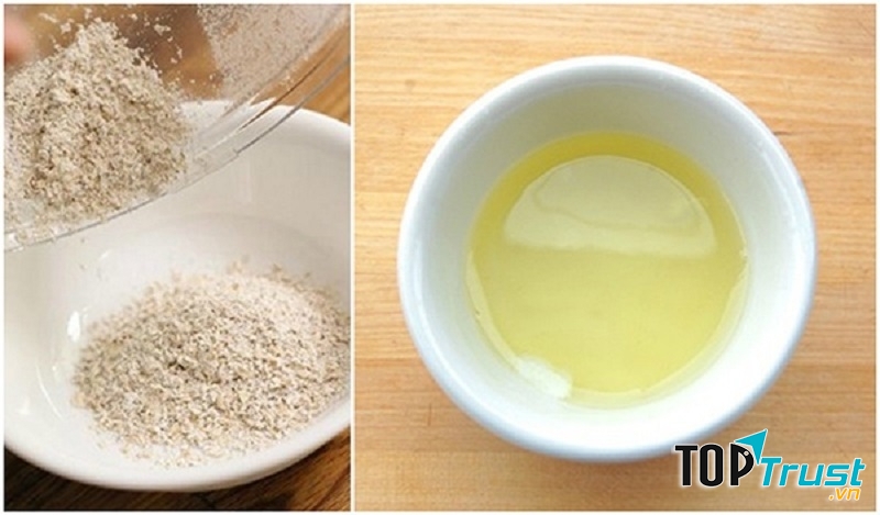 Trị mụn ẩn dưới da bằng bột yến mạch