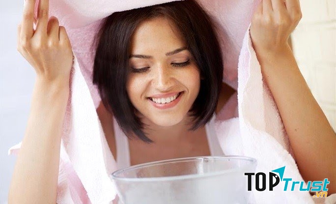 Xông hơi là biện pháp trị mụn hiệu quả