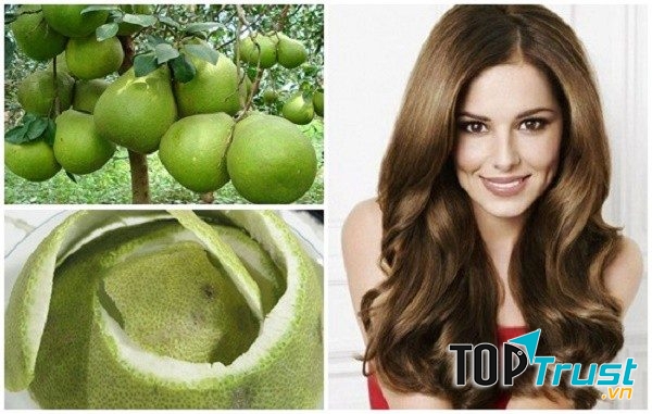Trị rụng tóc bằng vỏ bưởi