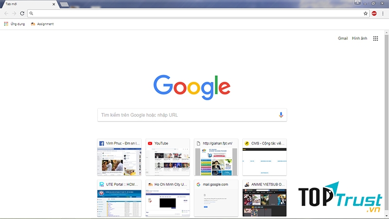 Trình duyệt web - Google Chrome