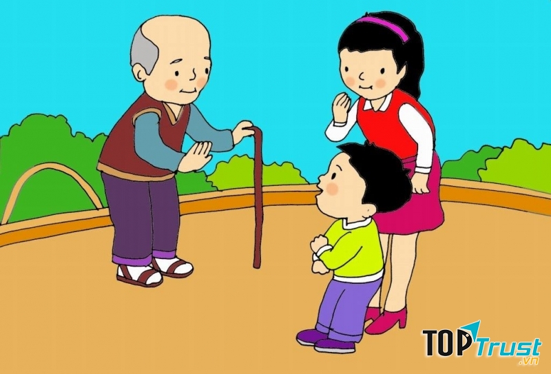 Hãy dạy cho bé phép lịch sự bằng trò chơi chào- hỏi.