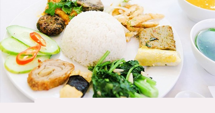 Món ăn tại Trúc Lâm Trai – 39 Lê Ngọc Hân, quận Hai Bà Trưng