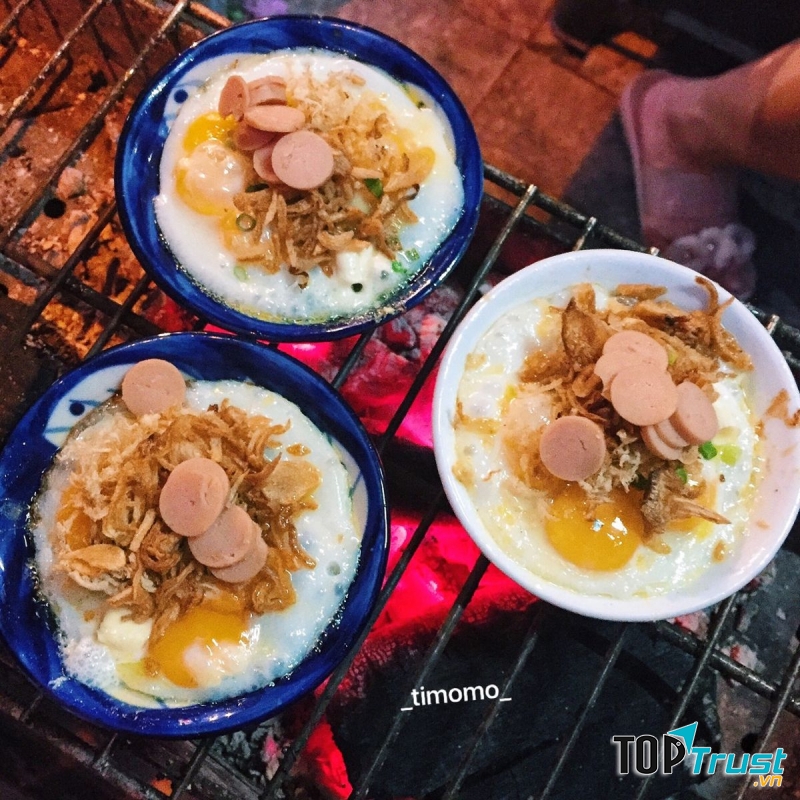 Những phần chén trứng khá vừa vặn, tuy không qúa to nhưng đủ để bạn nếm được vị ngon của nó và yêu thích.