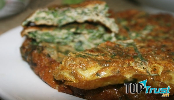 Trứng Chiên Ngải Cứu