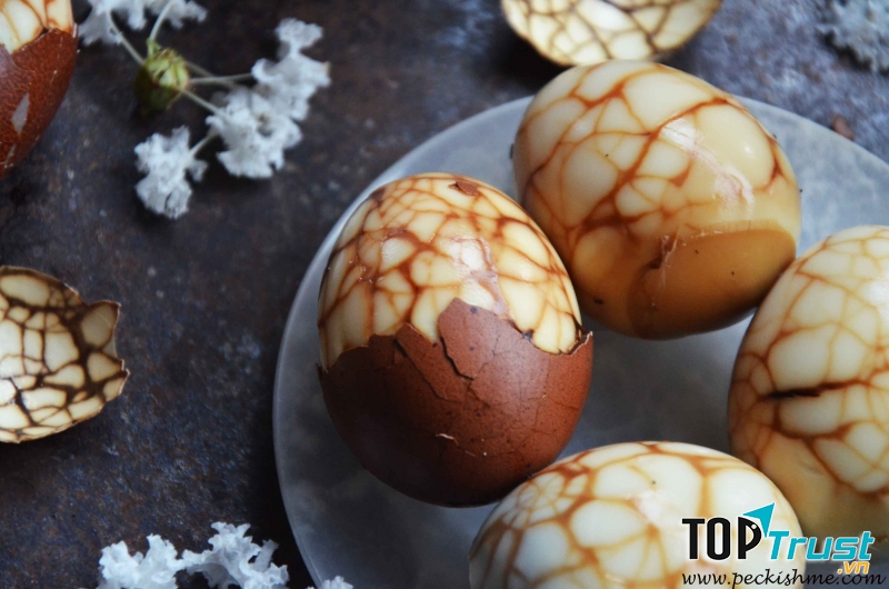 Trứng chưng nước trà