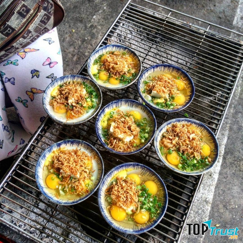 Trứng cút đút than phô mai