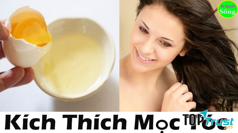 Trứng gà ngăn rụng tóc