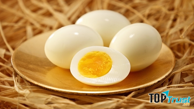 Trứng luộc (Trước và sau khi sinh)