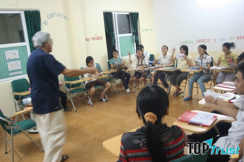 Buổi học dưới sự hướng dẫn của giáo viên nước ngoài