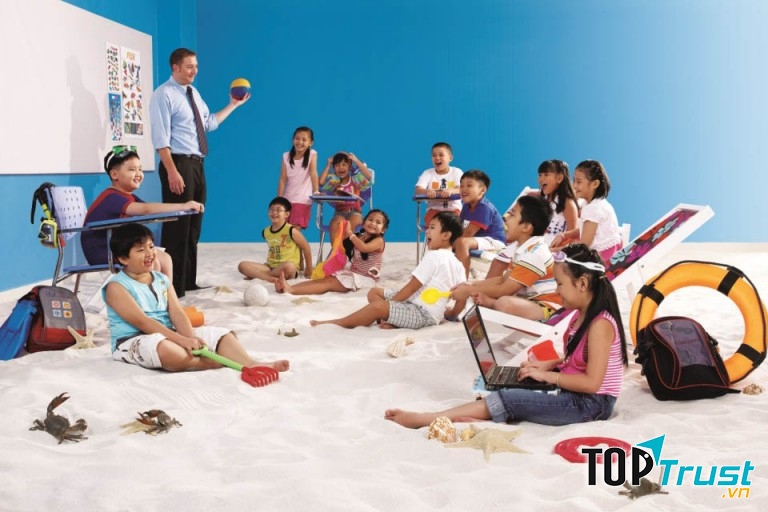 Một buổi sinh hoạt Anh văn thiếu nhi tại ILA