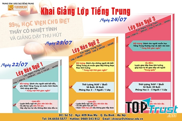 Tiêu chí hàng đầu của trung tâm là đặt chất lượng lên hàng