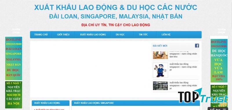 Trung tâm đào tạo xuất khẩu lao động