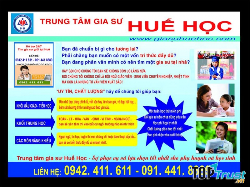 Trung tâm gia sư Huế Học