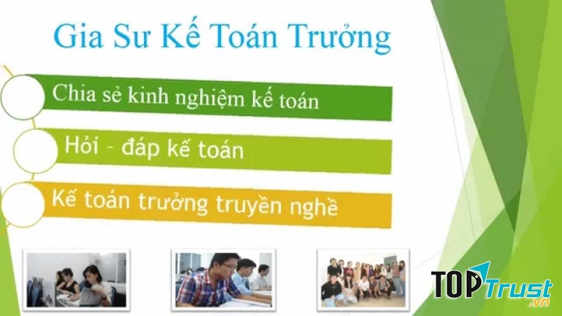 Gia sư Kế toán Trưởng luôn uy tín - nhiệt tình - tiên phong về chất lượng