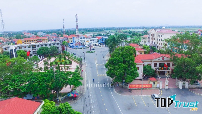 Một góc thị trấn Tiên Lãng