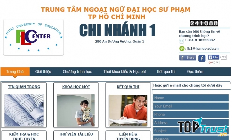 Trung tâm Ngoại ngữ Đại học Sư Phạm TP. HCM