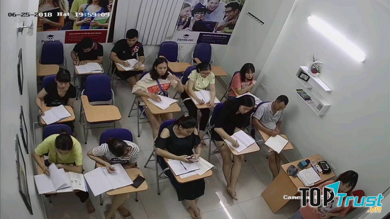 Không gian học tập tại Trung tâm ngoại ngữ Panda Hạ Long