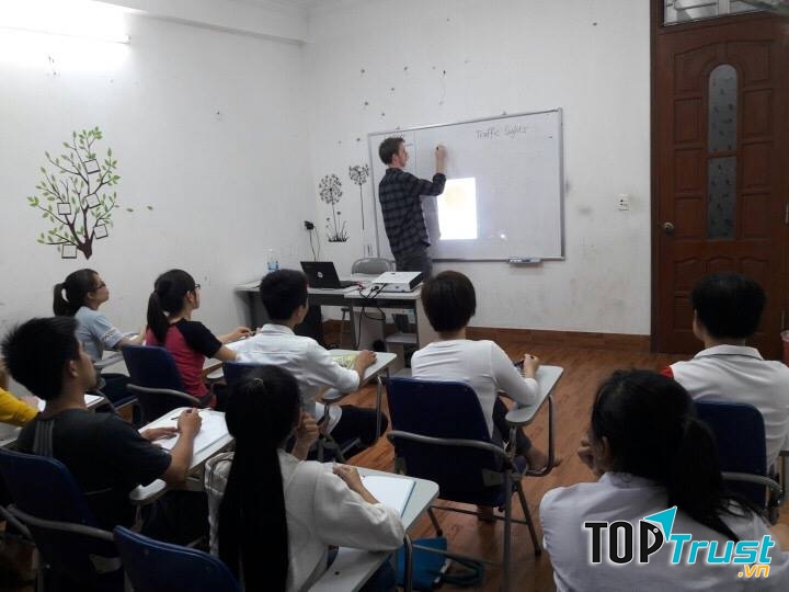 100% đội ngũ giáo viên bản ngữ, châu Âu với bằng cấp chuyên môn và nhiều năm kinh nghiệm giảng dạy