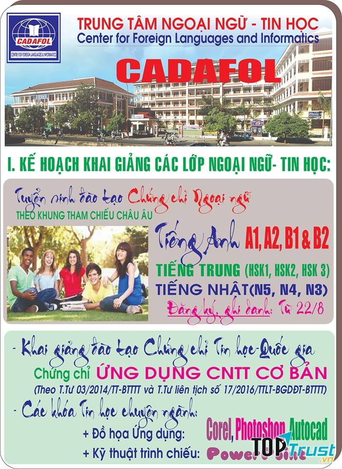 Trung tâm ngoại ngữ - tin học Cadafol