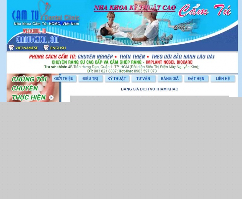 Trung Tâm Nha Khoa Kỹ Thuật Cao Cẩm Tú