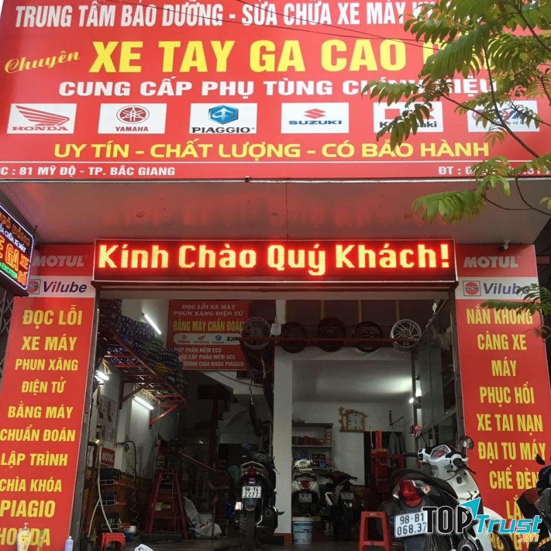 Trung Tâm Sửa Chữa Bảo Dưỡng Xe Máy Kỹ Thuật Cao Ngô Đông