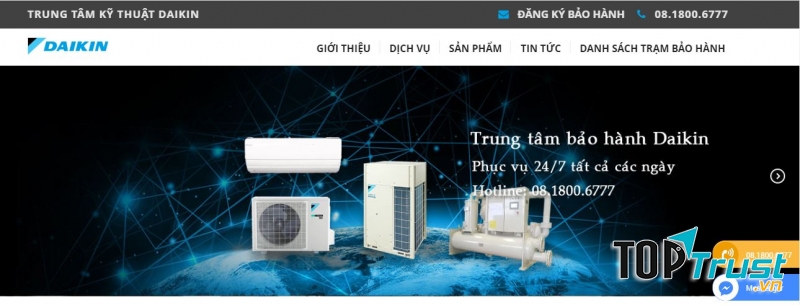 Trung tâm sửa chữa điều hòa Daikin