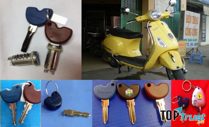 Trung tâm Sửa Khóa 24h - Dịch vụ sửa khóa xe Vespa Lx