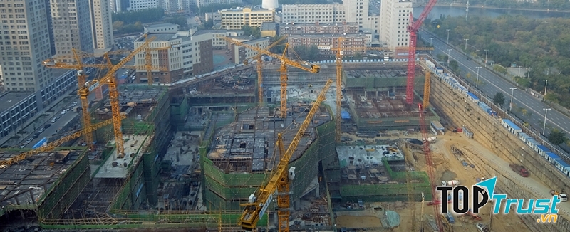 Công trình đang được thi công và dự kiến hoàn thành vào năm 2018