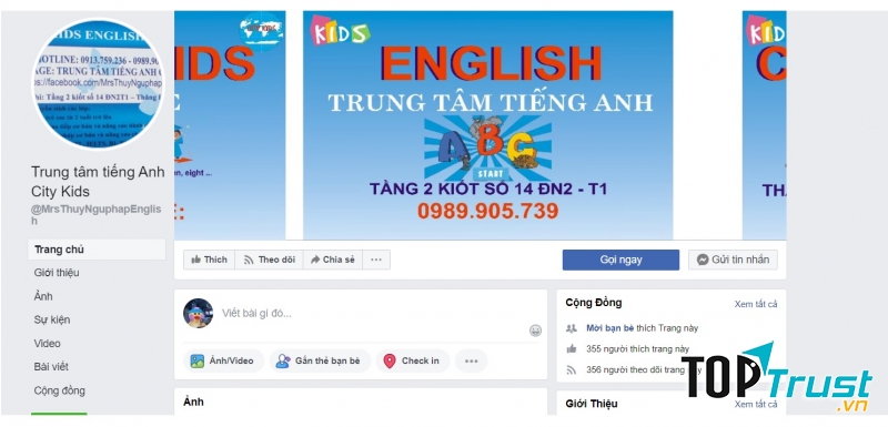 Trung tâm tiếng Anh City Kids