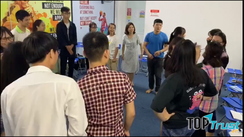 Các bạn được thực hành trong mỗi buổi học