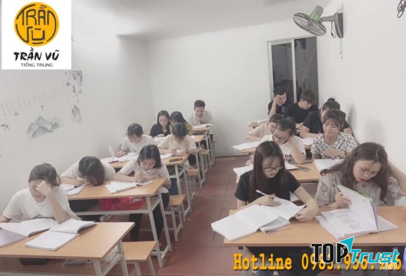 Không gian học tập tại trung tâm tiếng Trung Trần Vũ