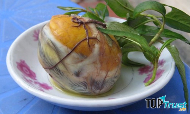 Món trứng vịt lộn