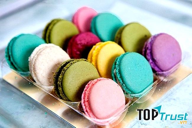 Macaron xinh xắn và hấp dẫn