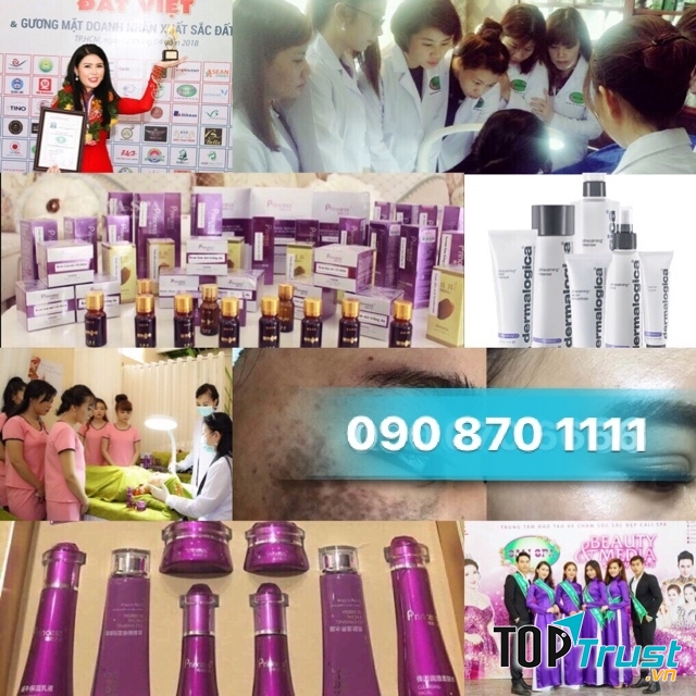 Cali spa đạt top 10 thương hiệu mạnh đất việt - Top 10 gương mặt tiêu biểu xuất sắc năm 2018. Công nghệ trị sạch nám và làm đẹp da 100 % các loại nám.