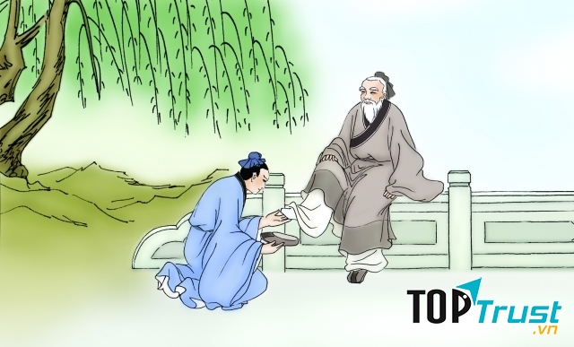 Chuyện Trương Lương nhặt giày đắc đạo