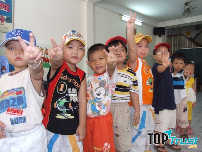 Các bé ở Trường Mầm non Baby