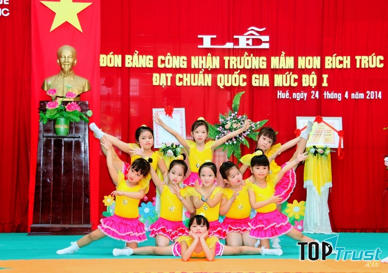 Trường Mầm Non Bích Trúc được công nhận đạt chuẩn Quốc Gia