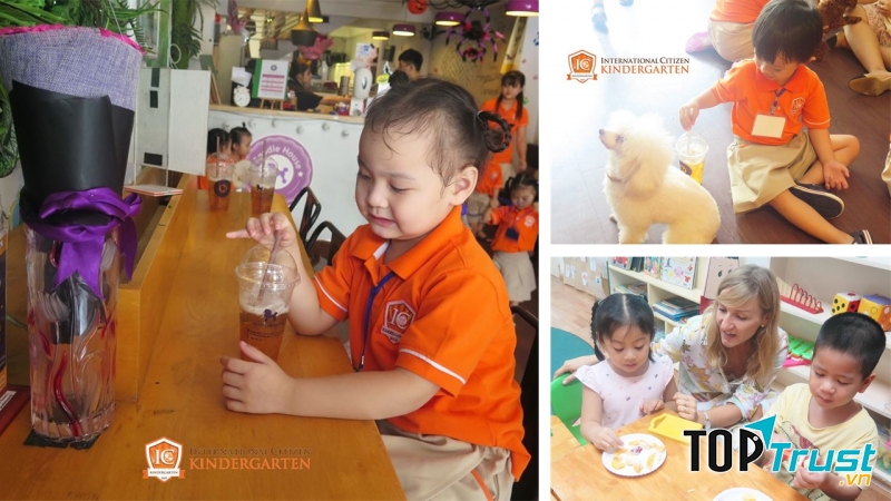 Các bé tại trường