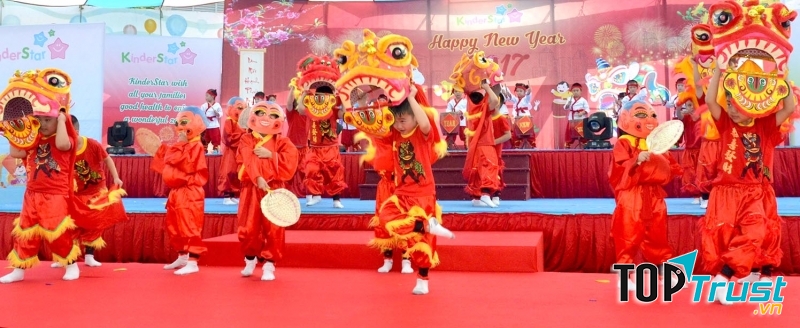 Văn nghệ đón Tết ở Trường Mầm non Ngôi Sao Tuổi Thơ - Kinder Star