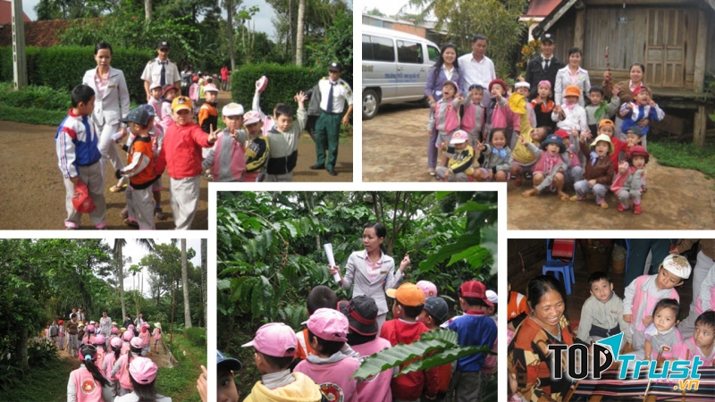 Một buổi ngoại khóa của các bạn nhỏ