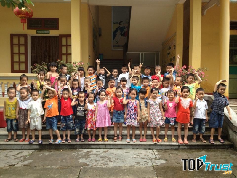 Học sinh trường mầm non Sao Mai