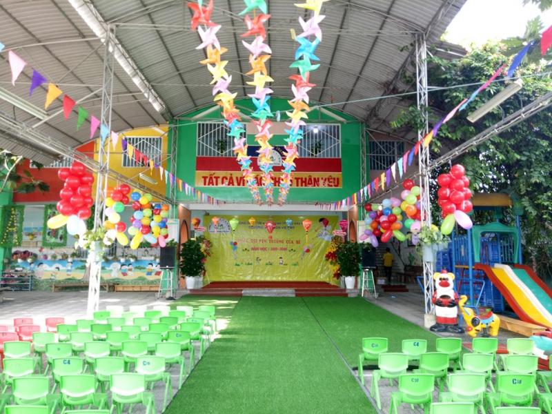 Không những Trường Mầm non Quốc tế Việt Mỹ áp dụng chương trình giáo dục quốc tế trong giảng dạy mà còn tổ chức các chương trình học chuyên sâu để nhanh chóng phát hiện các tài năng của bé ngay từ những giai đoạn đầu