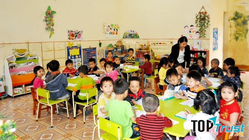 Trường Mâm Non ABC mang đến môi trường học thuận lợi (Ảnh minh họa)