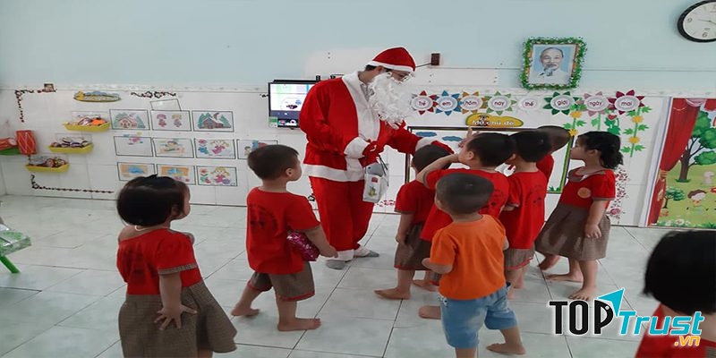 Trường mầm non tư thục Hoa Hồng có nhiều hoạt động thú vị