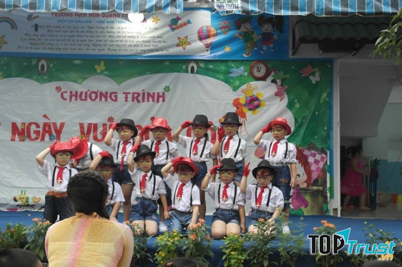 Trẻ ở Trường Mầm non Tư thục Quang Trung