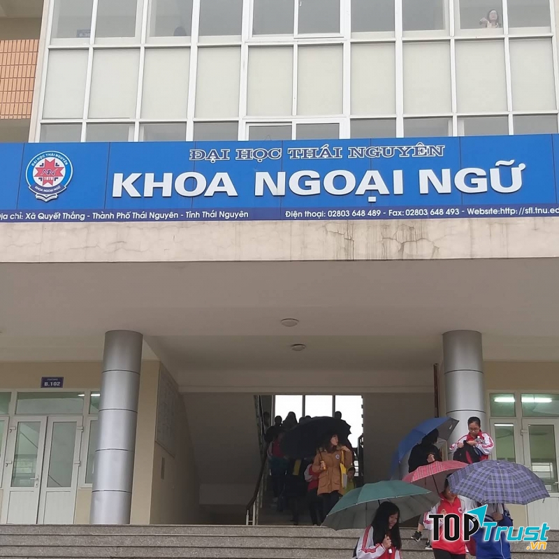 Giảng đường trường Ngoại ngữ - Đại học Thái Nguyên