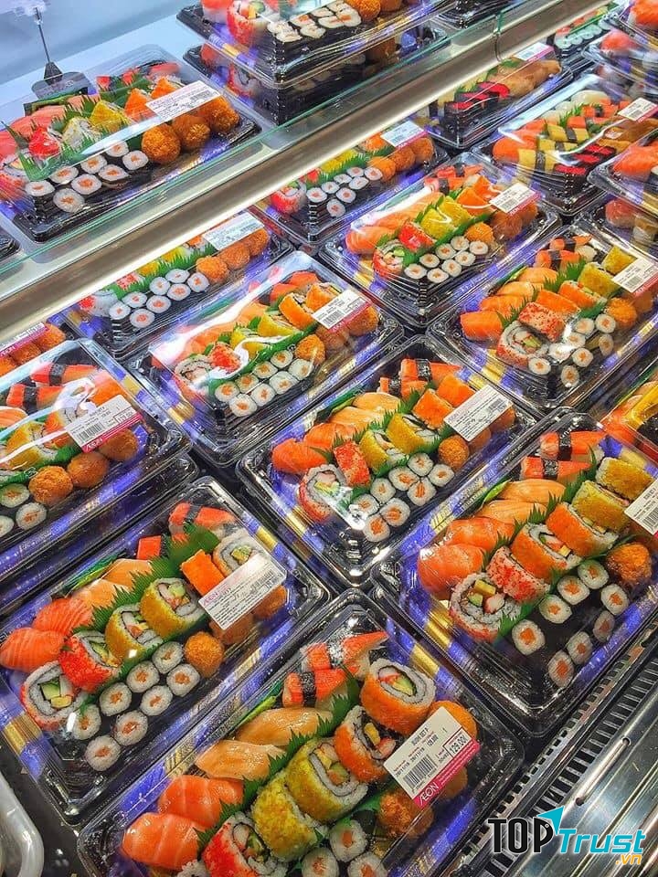 sushi tại TTTM Aeon Mall Long Biên Hà Nội