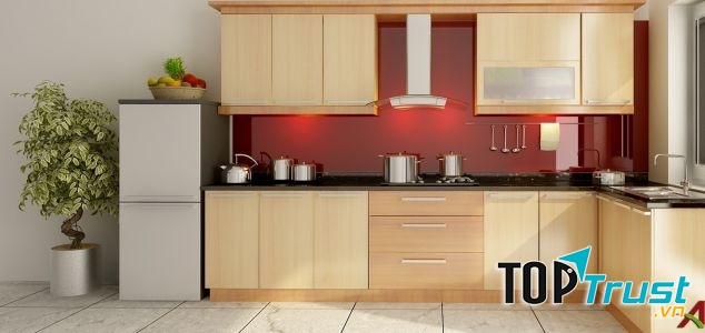 Tủ chữ L sang trọng, tiện nghi