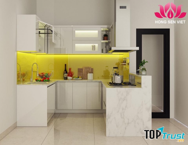 Tủ bếp Hồng Sen Việt