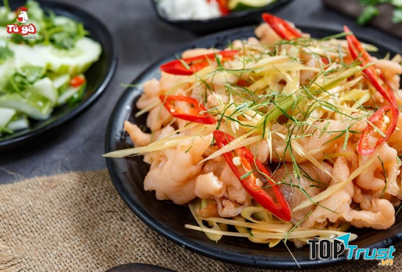 Chân gà rút xương sả ớt